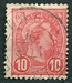 N°0073-1895-LUXEMBOURG-ADOLPHE 1ER-10C-ROUGE CARMINE 