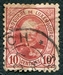 N°0059-1891-LUXEMBOURG-DUC ADOLPHE 1ER-10C-ROUGE/CARMIN 