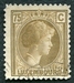 N°0176-1926-LUXEMBOURG-GRDE DUCHESSE CHARLOTTE-75C-BRUN 