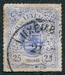 N°0020A-1865-LUXEMBOURG-ARMOIRIES-25C-OUTRMER 