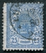 N°0032-1874-LUXEMBOURG-ARMOIRIES-25C-BLEU 