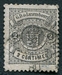 N°0040-1880-LUXEMBOURG-ARMOIRIES-2C-NOIR 