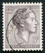 N°0585A-1960-LUXEMBOURG-GRANDE DUCHESSE CHARLOTTE-3F- 