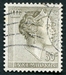 N°0581-1960-LUXEMBOURG-GRANDE DUCHESSE CHARLOTTE-30C-OLIVE 