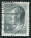 N°0665-1965-LUXEMBOURG-GRAND DUC JEAN-3F-GRIS/VERT 