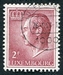 N°0664-1965-LUXEMBOURG-GRAND DUC JEAN-2F-LILAS/ROSE 