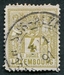 N°0049-1882-LUXEMBOURG-4C-JAUNE/OLIVE 