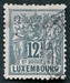 N°0052-1882-LUXEMBOURG-12C1/2-ARDOISE 