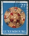 N°0874-1976-LUXEMBOURG-FIBULE EN OR-VIIE SIECLE-2F 