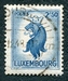 N°0366-1945-LUXEMBOURG-LION COURONNE-2F50-BLEU/VERT 