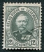 N°0060-1891-LUXEMBOURG-DUC ADOLPHE 1ER-12C1/2-GRIS/VERT 