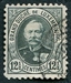 N°0060-1891-LUXEMBOURG-DUC ADOLPHE 1ER-12C1/2-GRIS/VERT 