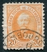 N°0061-1891-LUXEMBOURG-DUC ADOLPHE 1ER-20C-ORANGE 