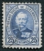 N°0062-1891-LUXEMBOURG-DUC ADOLPHE 1ER-25C-BLEU 