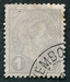 N°0069-1895-LUXEMBOURG-GRAND DUC ADOLPHE 1ER-1C-GRIS 