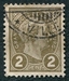 N°0070-1895-LUXEMBOURG-ADOLPHE 1ER-2C-GRIS/OLIVE 