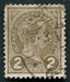 N°0070-1895-LUXEMBOURG-ADOLPHE 1ER-2C-GRIS/OLIVE 