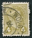 N°0071-1895-LUXEMBOURG-ADOLPHE 1ER-4C-JAUNE/OLIVE 