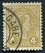 N°0071-1895-LUXEMBOURG-ADOLPHE 1ER-4C-JAUNE/OLIVE 