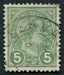 N°0072-1895-LUXEMBOURG-ADOLPHE 1ER-5C-VERT 