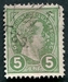 N°0072-1895-LUXEMBOURG-ADOLPHE 1ER-5C-VERT 