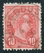 N°0073-1895-LUXEMBOURG-ADOLPHE 1ER-10C-ROUGE CARMINE 