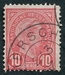 N°0073-1895-LUXEMBOURG-ADOLPHE 1ER-10C-ROUGE CARMINE 