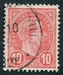 N°0073-1895-LUXEMBOURG-ADOLPHE 1ER-10C-ROUGE CARMINE 