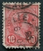 N°0073-1895-LUXEMBOURG-ADOLPHE 1ER-10C-ROUGE CARMINE 