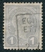 N°0069-1895-LUXEMBOURG-GRAND DUC ADOLPHE 1ER-1C-GRIS 