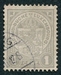 N°0089-1907-LUXEMBOURG-ARMOIRIES-1C-GRIS 