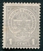 N°0089-1907-LUXEMBOURG-ARMOIRIES-1C-GRIS 