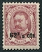 N°00889-1906-LUXEMBOURG-GUILLAUME IV-62C1/2 S/5F-BRUN/LILAS 