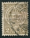 N°0090-1907-LUXEMBOURG-ARMOIRIES-2C-GRIS/OLIVE 