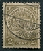 N°0090-1907-LUXEMBOURG-ARMOIRIES-2C-GRIS/OLIVE 