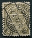 N°0090-1907-LUXEMBOURG-ARMOIRIES-2C-GRIS/OLIVE 