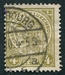 N°0091-1907-LUXEMBOURG-ARMOIRIES-4C-JAUNE/OLIVE 