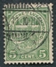 N°0092-1907-LUXEMBOURG-ARMOIRIES-5C-VERT 