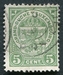 N°0092-1907-LUXEMBOURG-ARMOIRIES-5C-VERT 