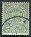 N°0092-1907-LUXEMBOURG-ARMOIRIES-5C-VERT 