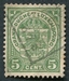 N°0092-1907-LUXEMBOURG-ARMOIRIES-5C-VERT 