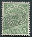 N°0092-1907-LUXEMBOURG-ARMOIRIES-5C-VERT 