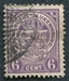 N°0093-1907-LUXEMBOURG-ARMOIRIES-6C-VIOLET 