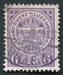 N°0093-1907-LUXEMBOURG-ARMOIRIES-6C-VIOLET 