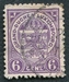 N°0093-1907-LUXEMBOURG-ARMOIRIES-6C-VIOLET 