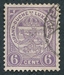 N°0093-1907-LUXEMBOURG-ARMOIRIES-6C-VIOLET 