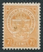 N°0094-1907-LUXEMBOURG-ARMOIRIES-7C1/2-JAUNE FONCE 
