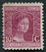 N°0095-1914-LUXEMBOURG-DUCHESSE M.ADELAIDE-10C-LIE DE VIN 