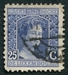 N°0099-1914-LUXEMBOURG-DUCHESSE M.ADELAIDE-25C-BLEU 