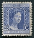 N°0099-1914-LUXEMBOURG-DUCHESSE M.ADELAIDE-25C-BLEU 